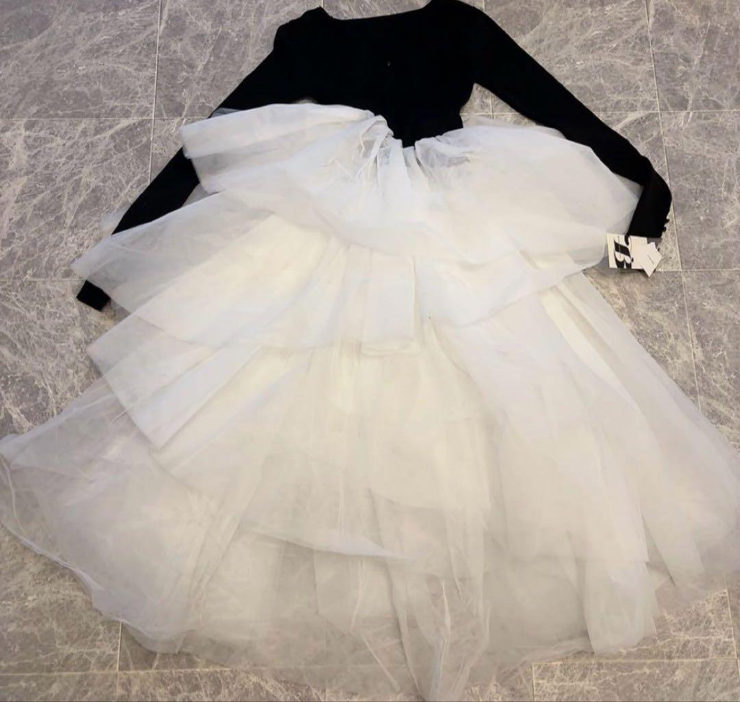 新品未使用 タグ付き Bibiy. DELPHINETULLEDRESS