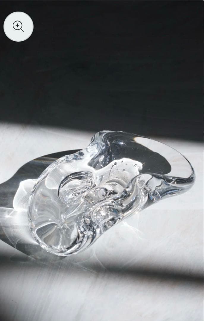 LAN / clear glass tray クリアガラストレイ