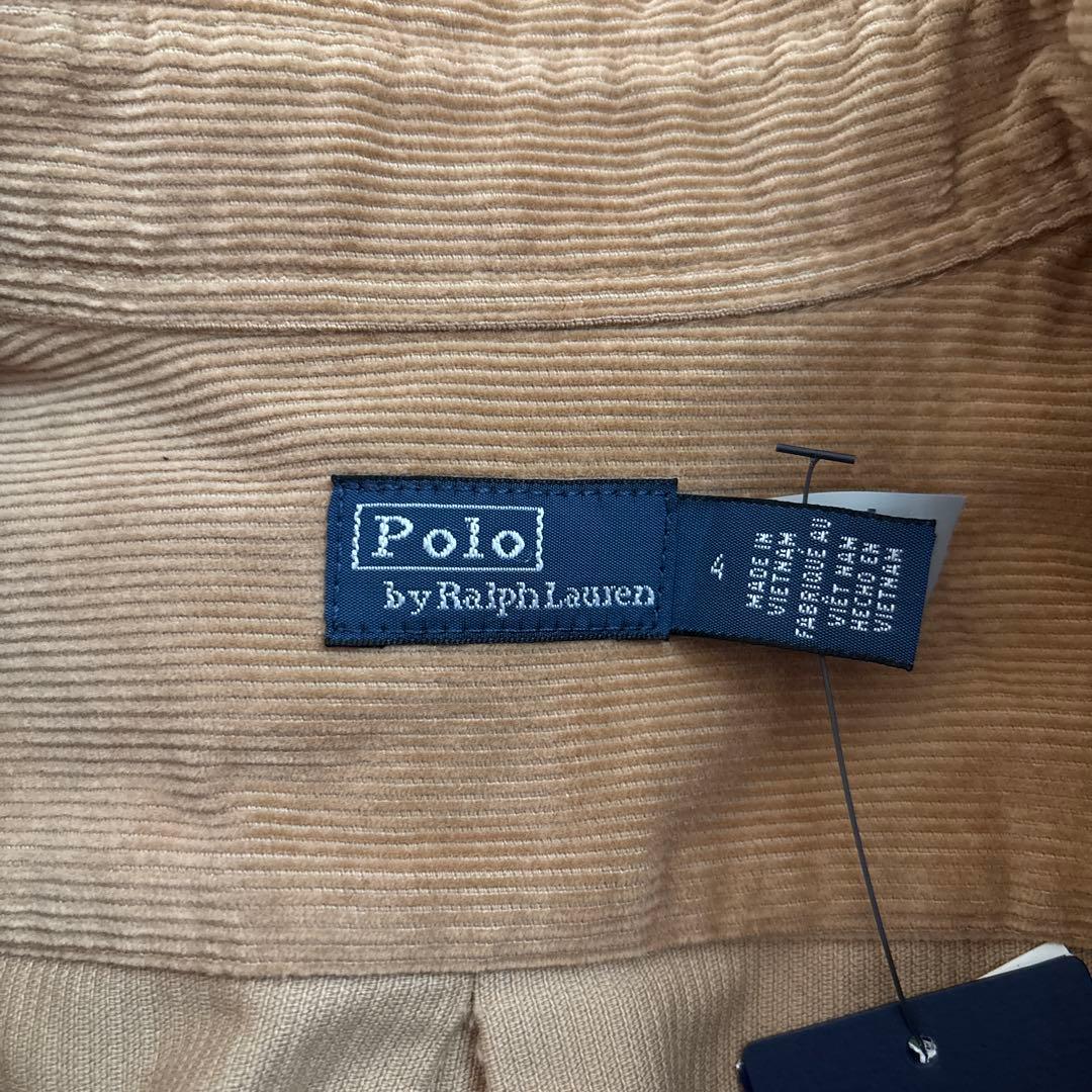 POLO RALPH LAUREN ベルテッド コーデュロイ シャツドレス