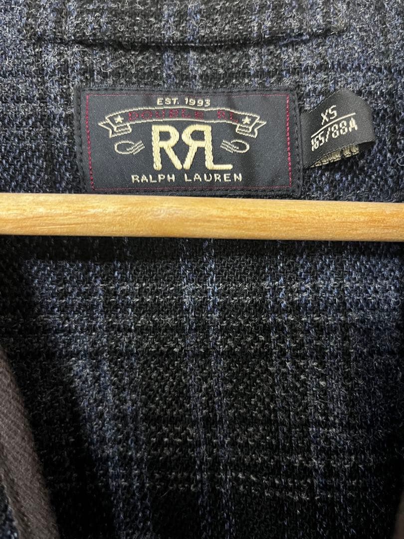 RRL ダブルアールエル チェック ツイード ベスト ラルフローレン
