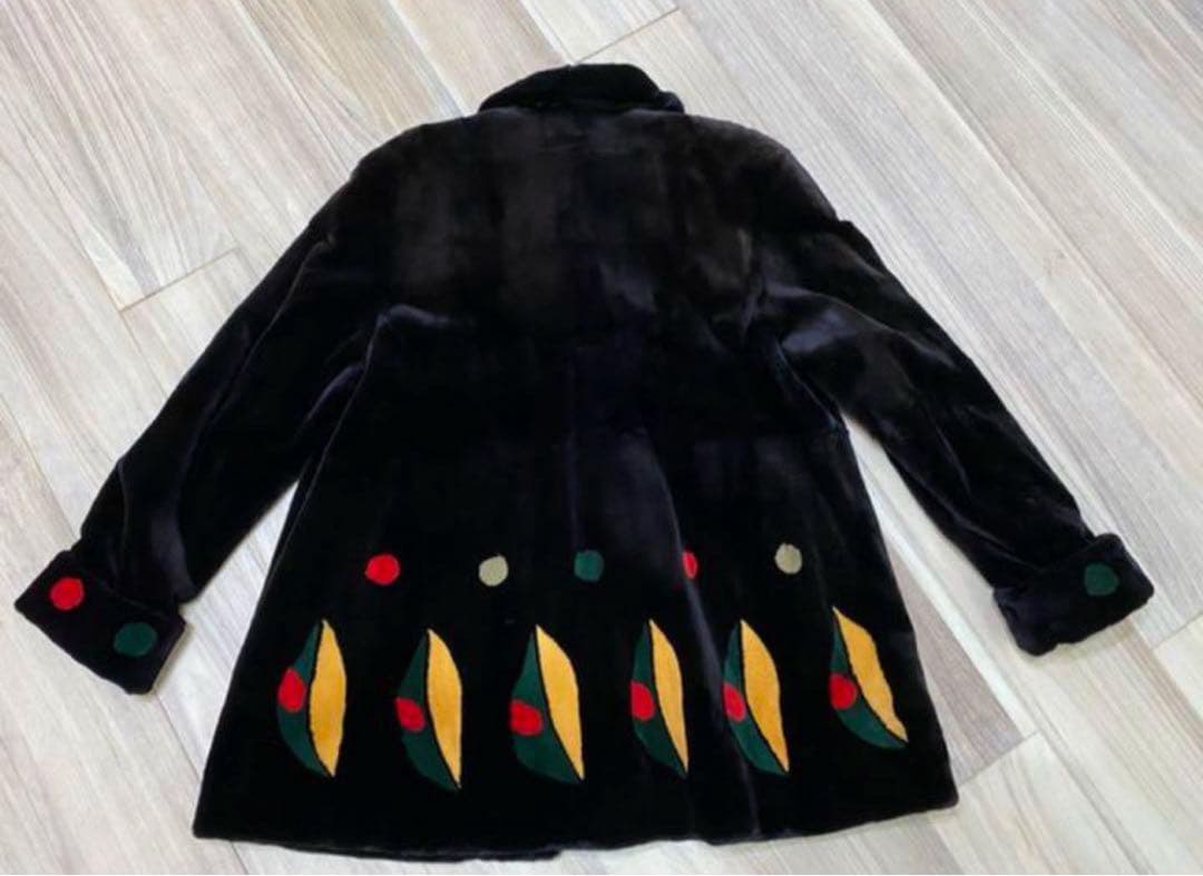 シェアードミンク　毛皮　フレアコート