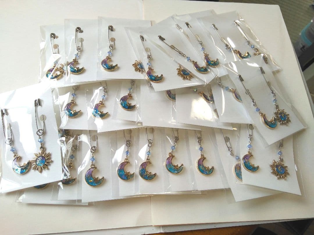 アヒルくん様　卓球ゼッケンピン