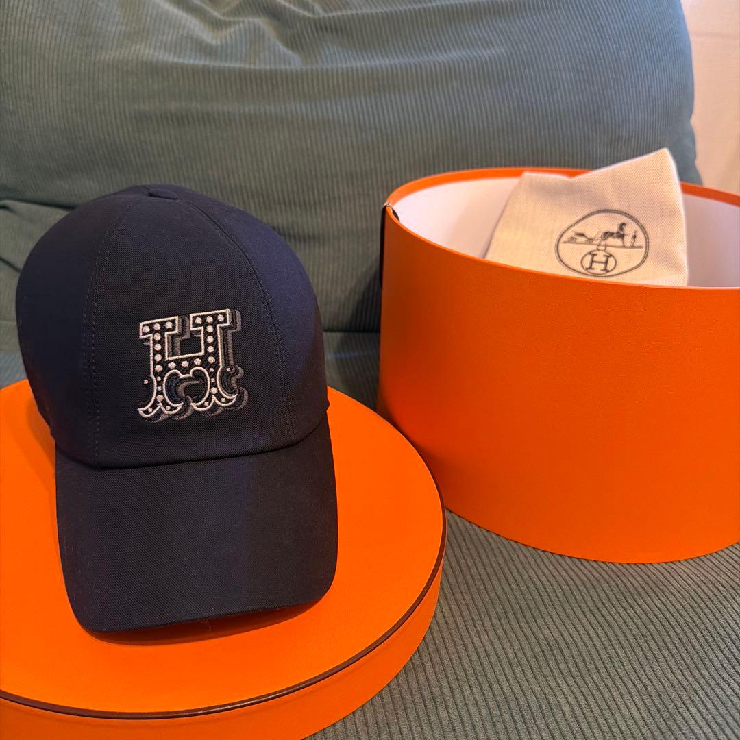 新品 エルメス キャスケット 《セレナ・Hエレクトリック》帽子 キャップ