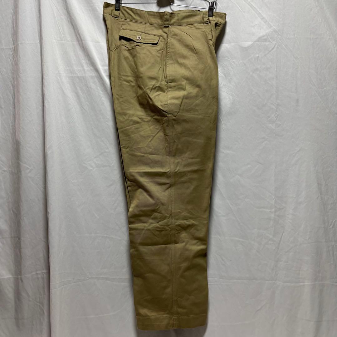 フランス軍　50's M52 チノパン デッドストック 実物　官給品　神サイズ