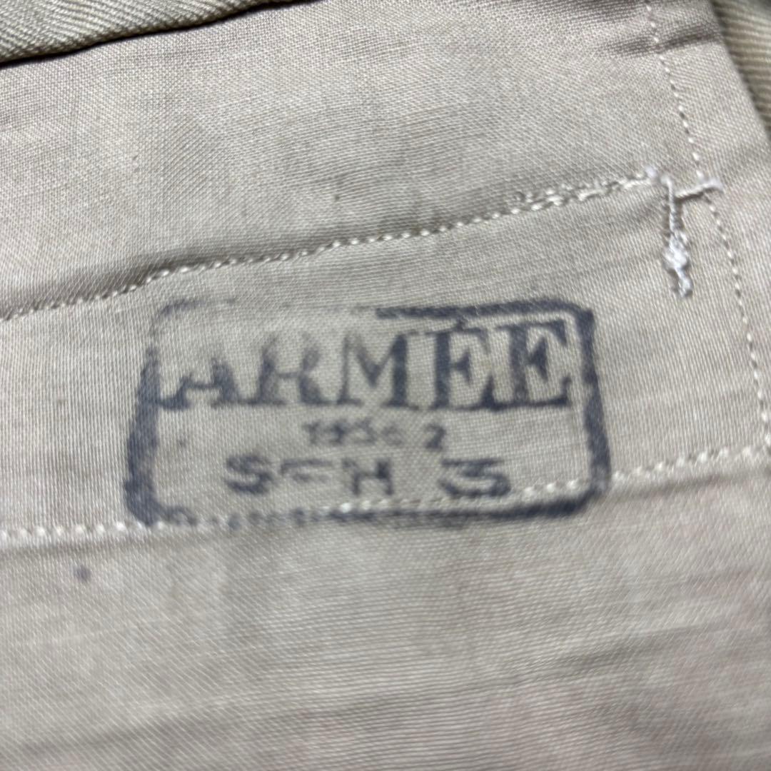 フランス軍　50's M52 チノパン デッドストック 実物　官給品　神サイズ