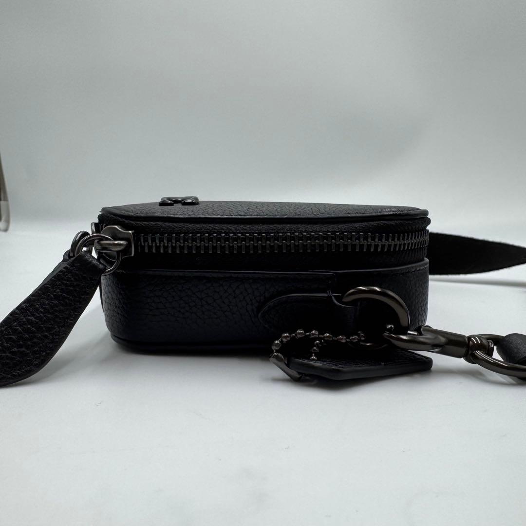 未使用級✨ コーチ ショルダーバッグ 2way チャーター レザー ブラック