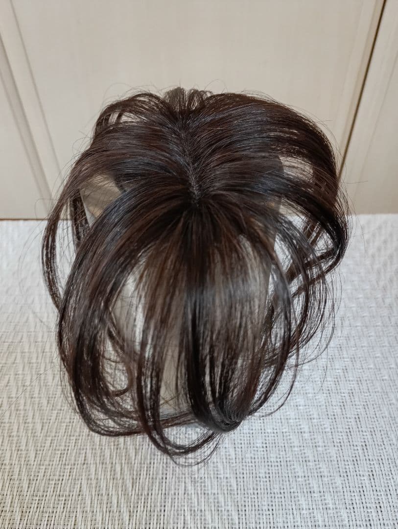 ヘアメイトチャチャ　ダークブラウン 前髪ウィッグ