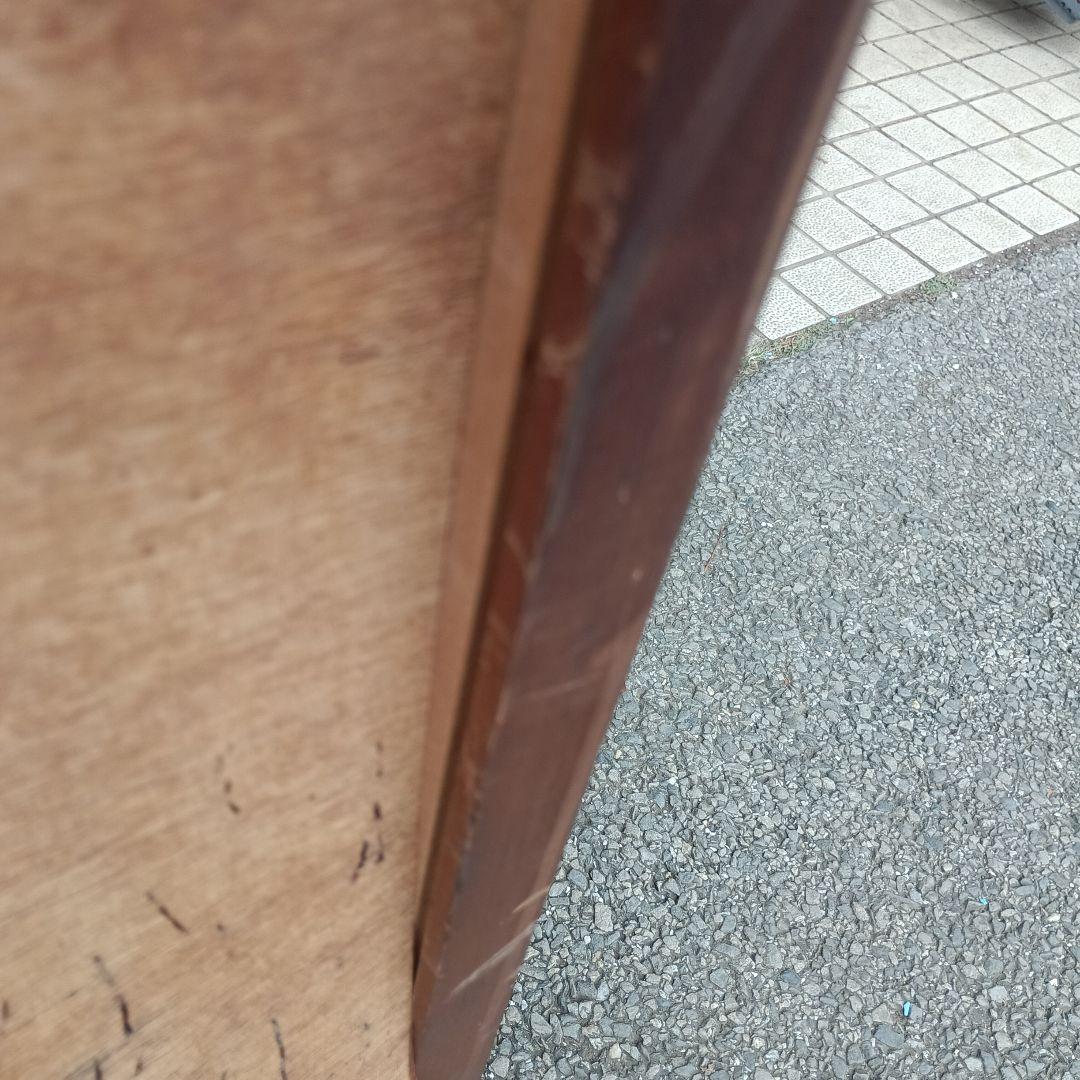 R*a様 4272）アンティーク風　スリムチェスト　引き出し　上面ガラス　難あり