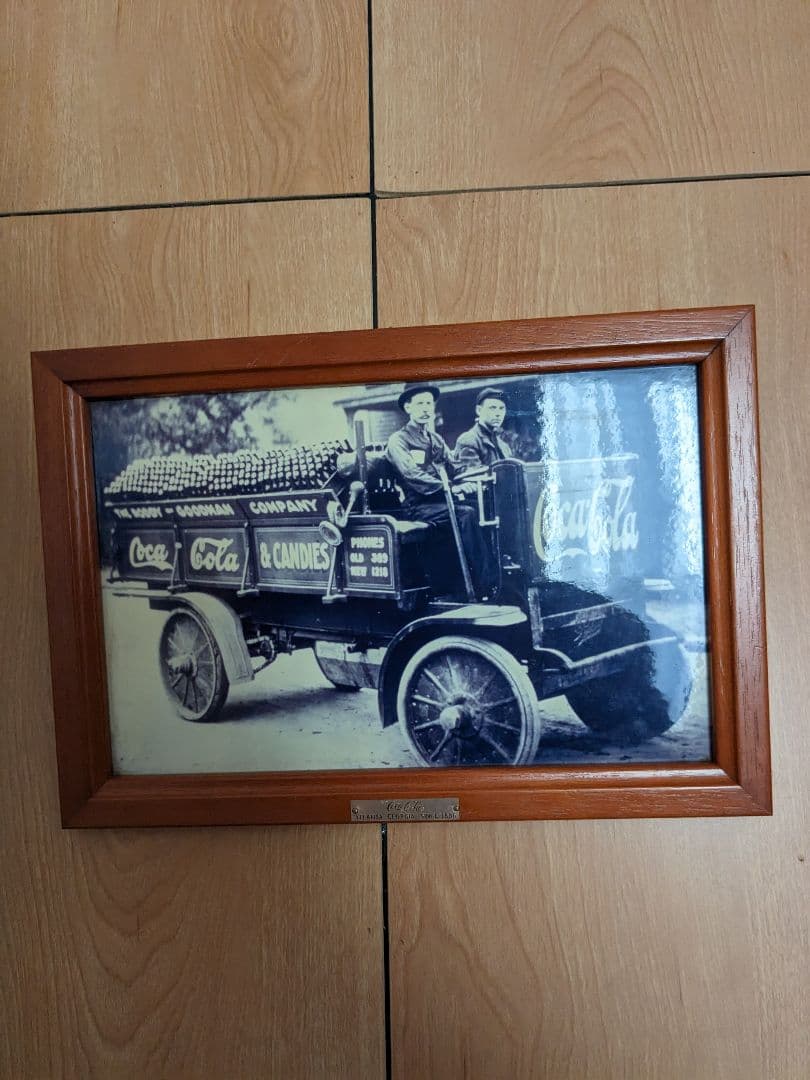 コカコーラ配達写真額