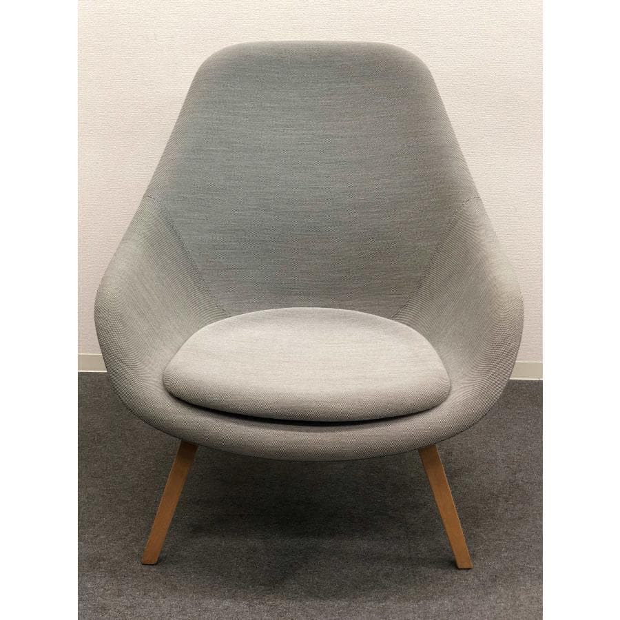 HAY■AAL93　アバウトアチェア　ラウンジ　ハイバック　グレー★埼玉発送