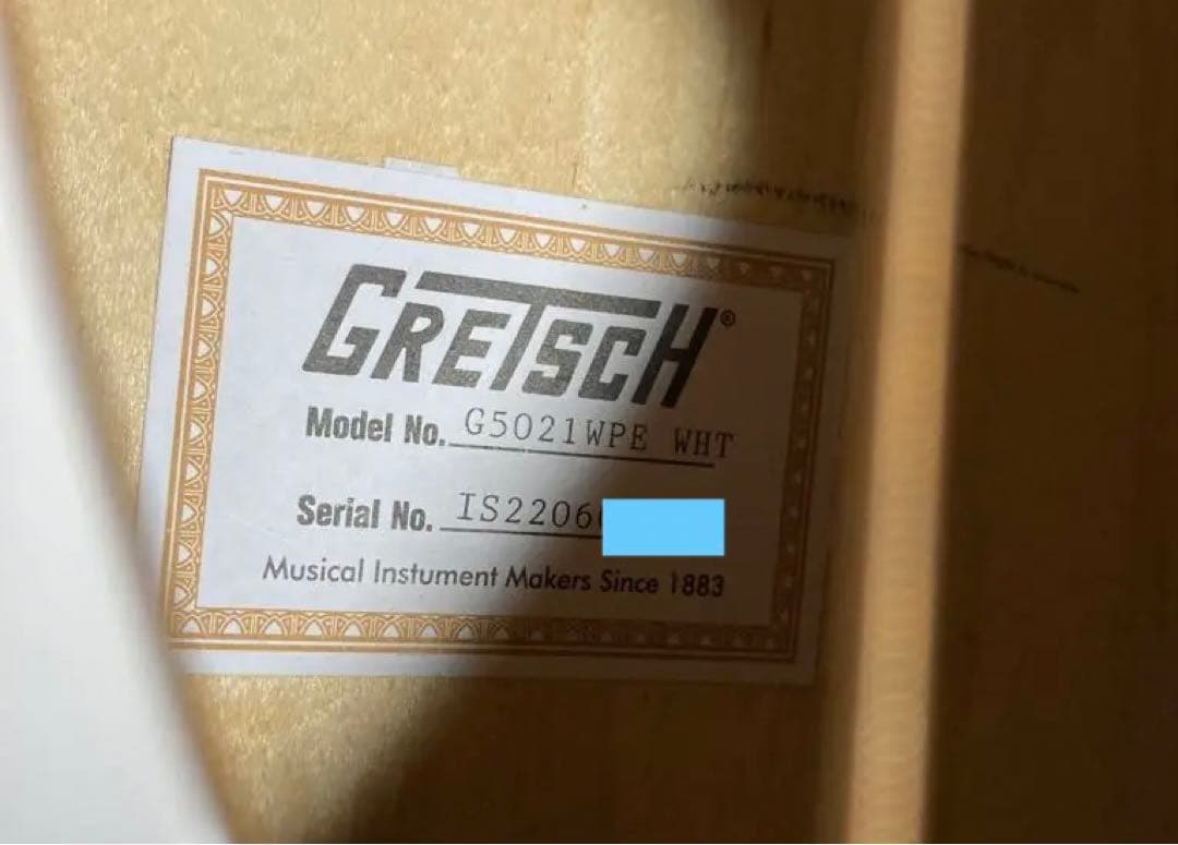 新品未使用 GRETSCH G5021WPE グレッチ ペンギン エレアコ