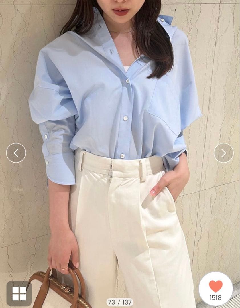 新品未使用♡anuans♡アニュアンス♡スタンダードシャツ