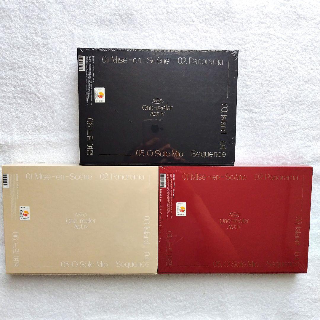 未開封 IZ*ONE One-reeler Act Ⅳ アルバム 3種セット