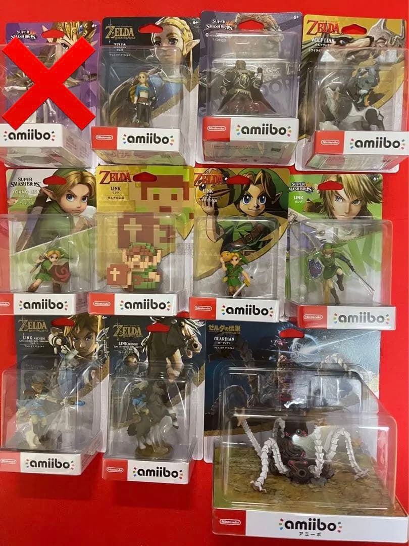 新品未使用★ゼルダの伝説シリーズ★amiibo10点セット☆