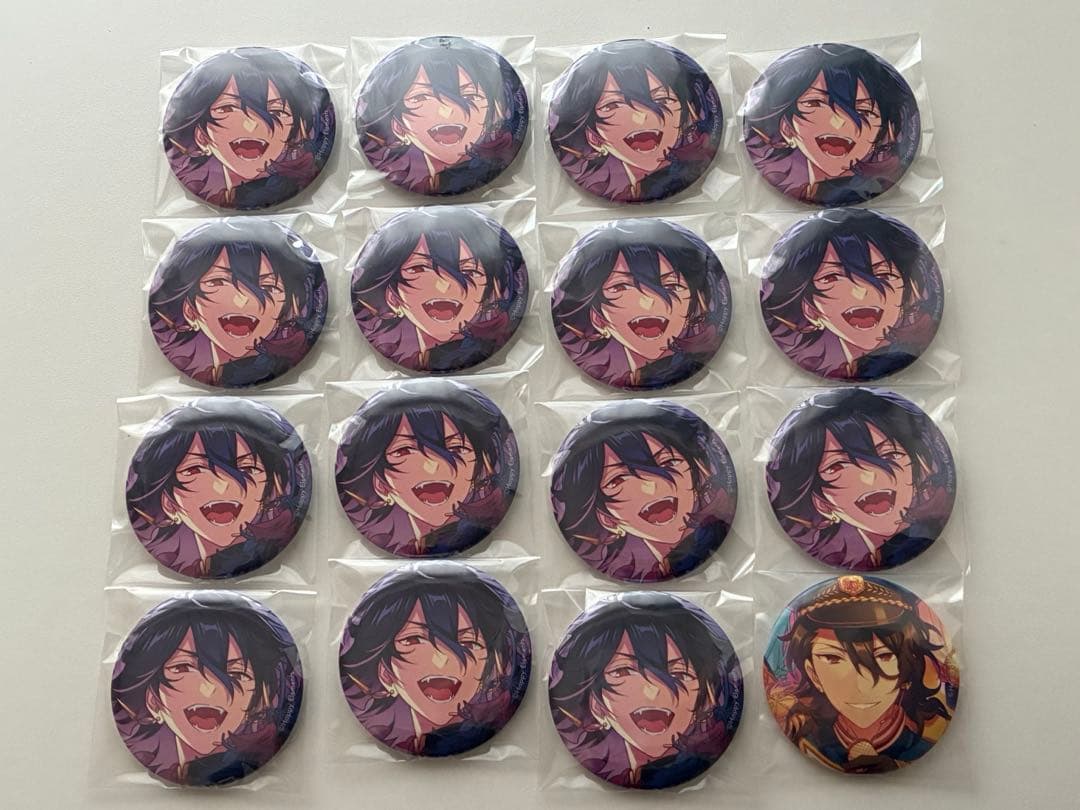 あんスタ　オルタード　缶バッジ　朔間零　逆先夏目　斎宮宗　日々樹渉　深海奏汰