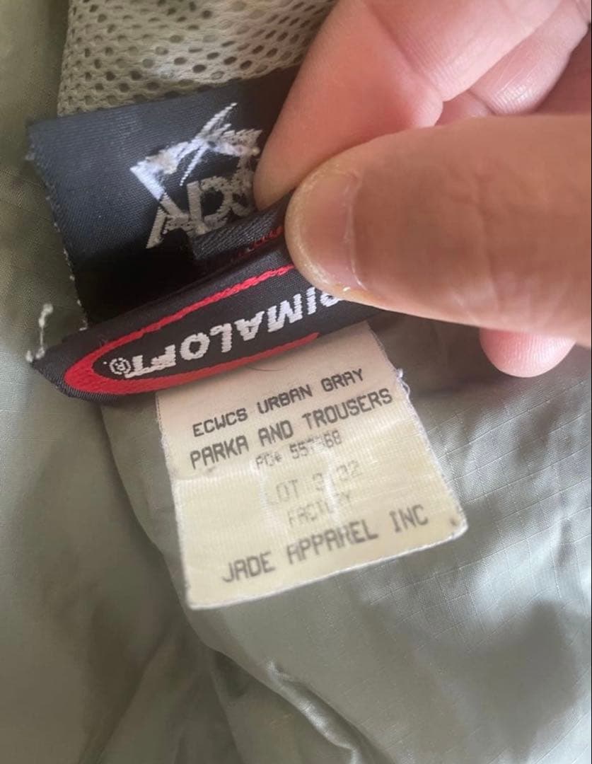 ECWCS LEVEL7 wildthings社製 米軍実物リョーガー