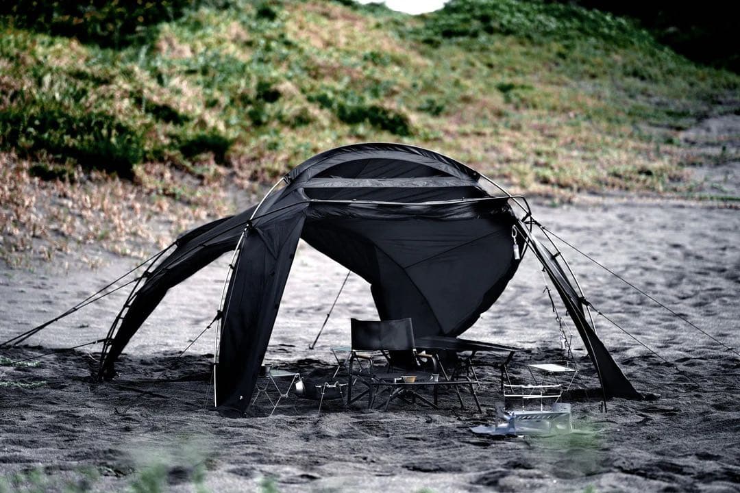 TOKYO CRAFTS 東京クラフト　テンビシェルター　ブラック　ルーフ付き