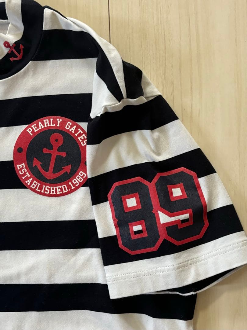 PEARLY GATES ストライプシャツ