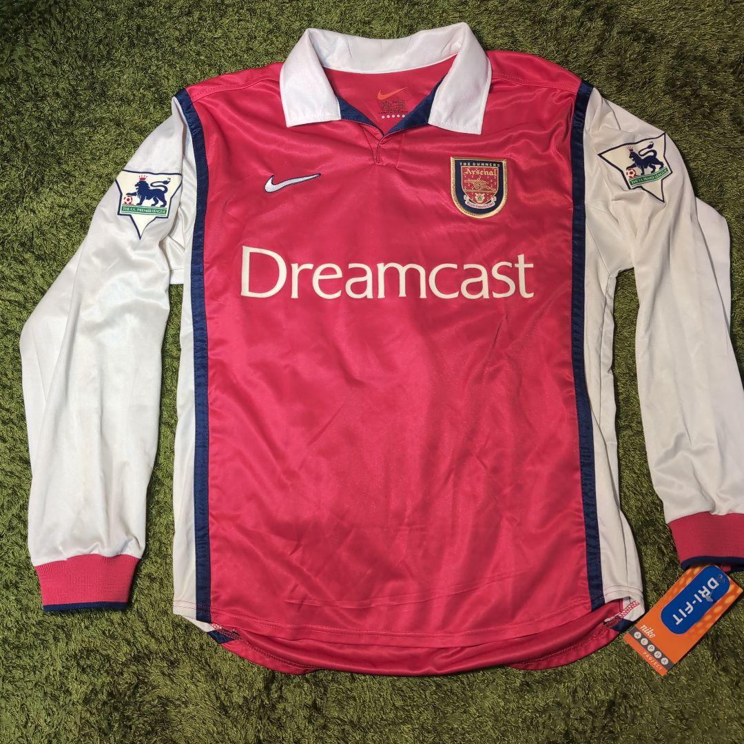 【タグ付】アーセナル Nike ベルカンプ　シャツ S　オーセンティック