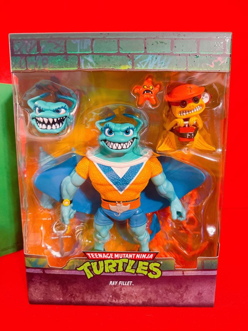 ニコロデオン タートルズ Super 7 レイ・フィレット フィギュア