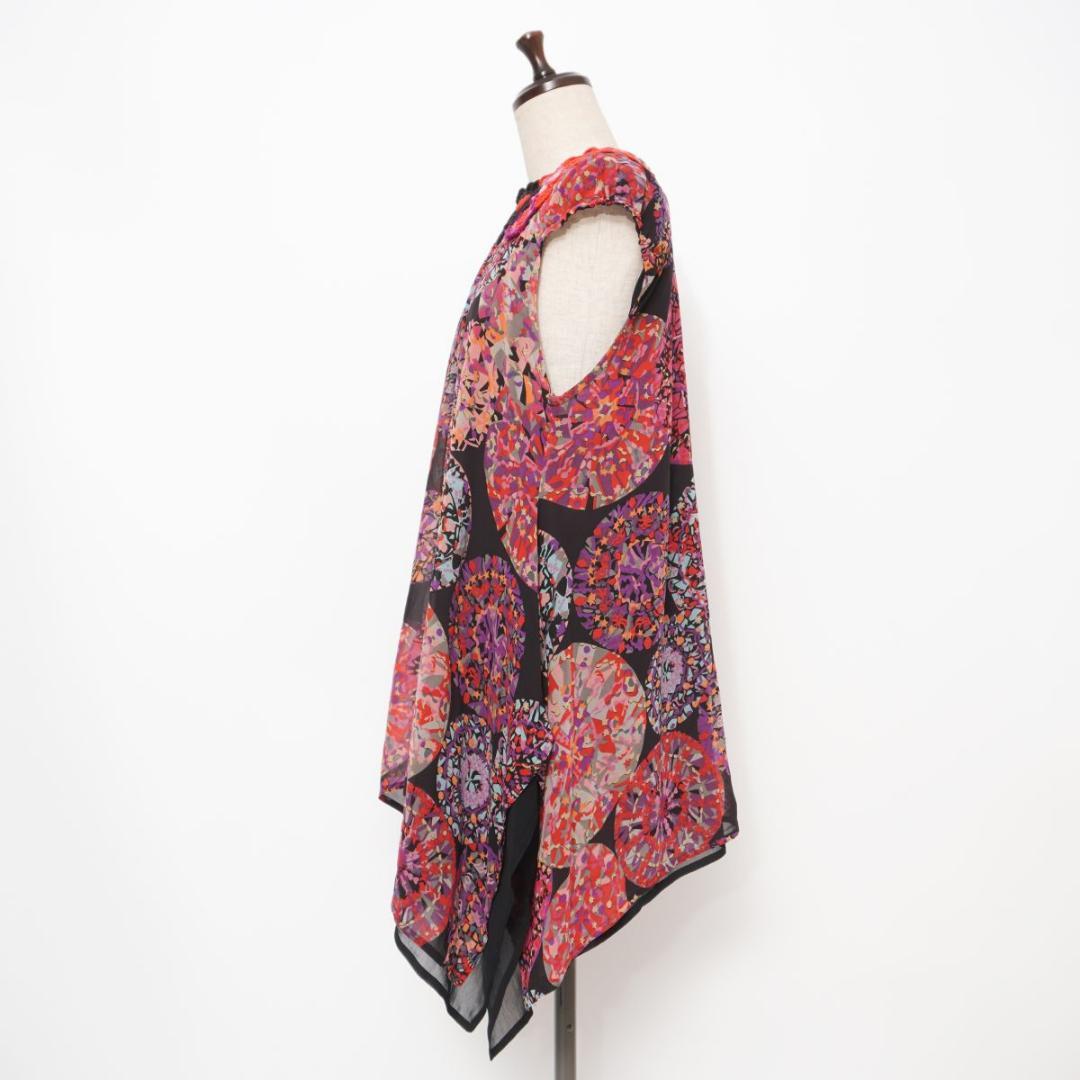 トクコプルミエヴォル 鍵編みフラワーモチーフチュニック サイズ9*ED1145