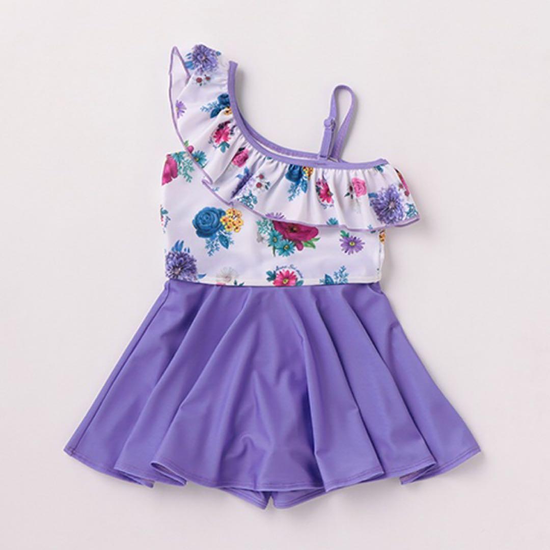 新品タグ付 130 アナスイミニ  セパレート水着 & ラッシュガード  セット