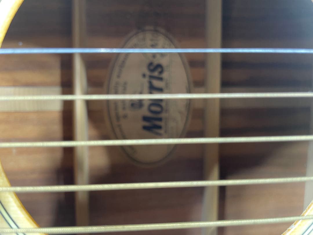 morris モーリス アコースティックギター ケース付き