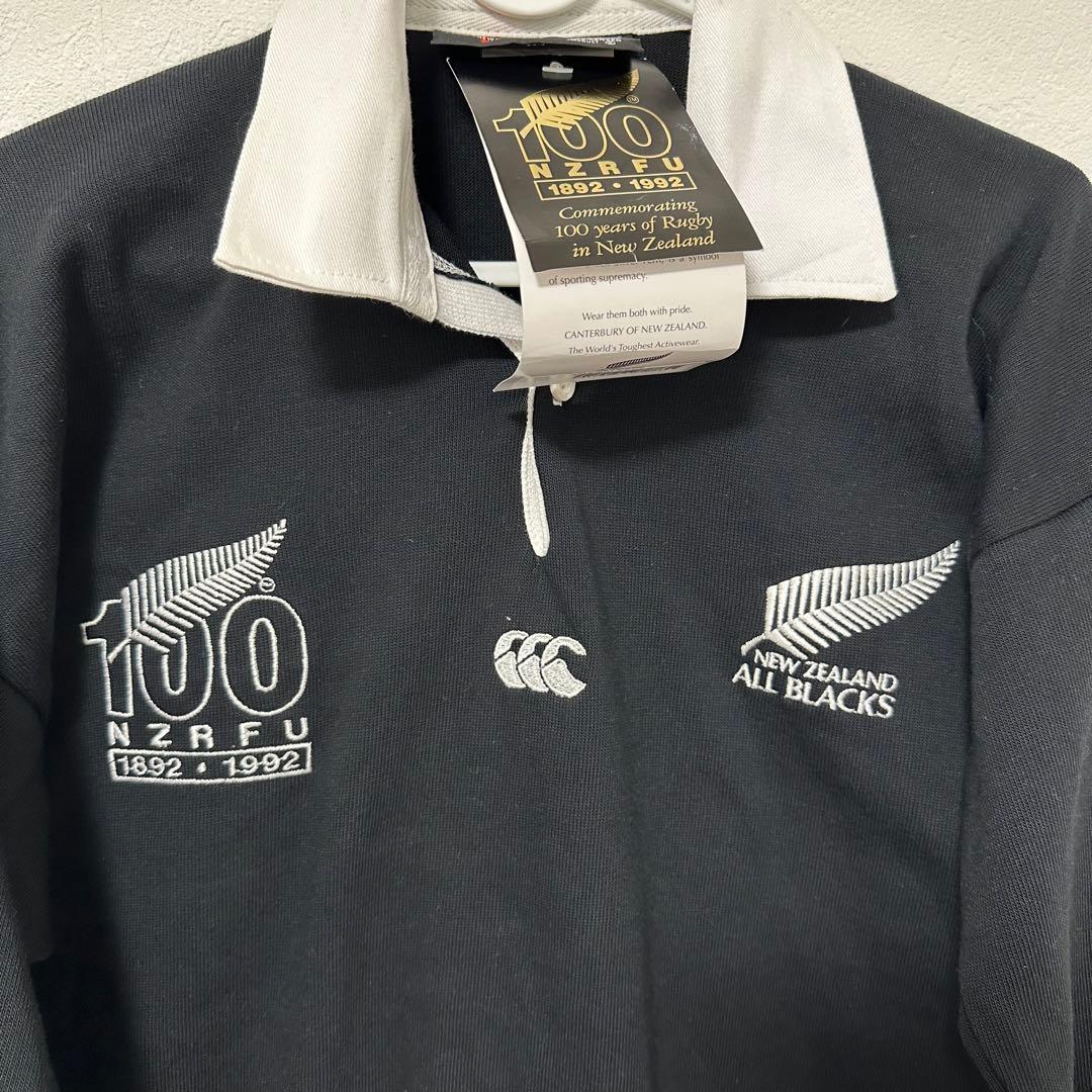 Canterbury カンタベリー　オールブラックス　100周年記念ラガーシャツ