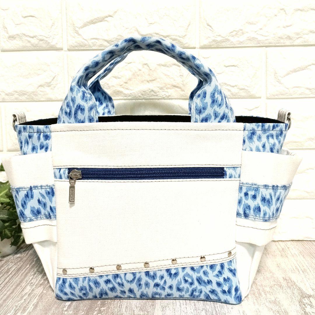 AKANE様 リメイクデニム★サイドフリンジ(なし)バック＋ストラップセット