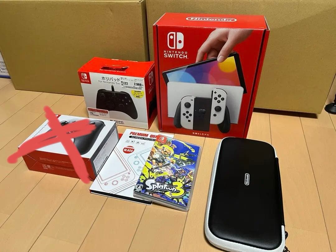 ま*】様 Nintendo Switch有機EL ＋ その他付属 セット