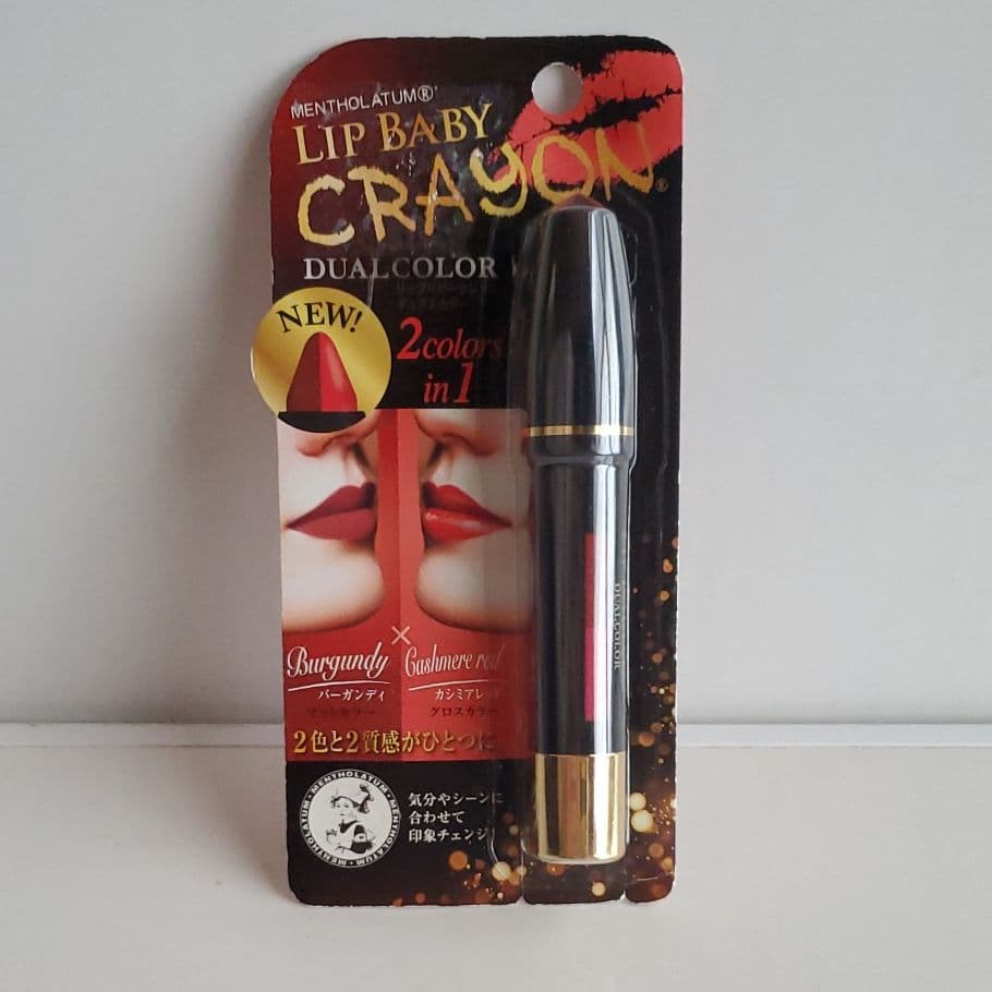 さくまる　ロート製薬 リップベビークレヨンデュアルカラー レッド新品未開封