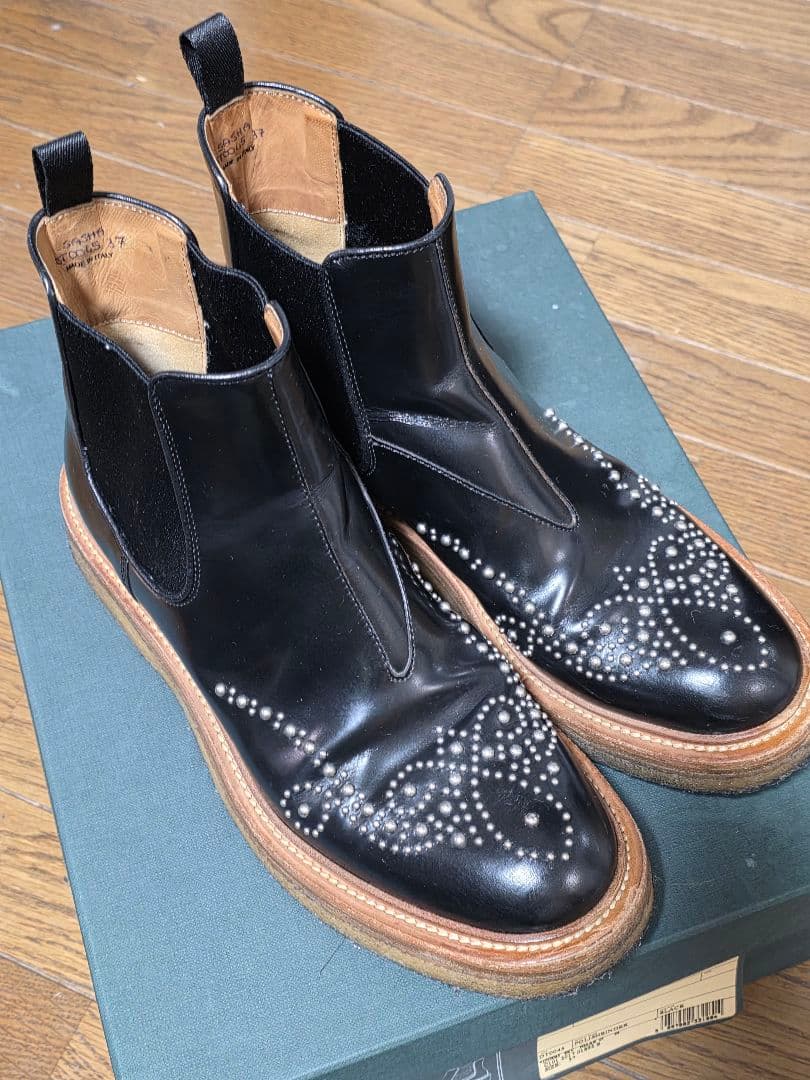 church'sスタッズチェルシーブーツ