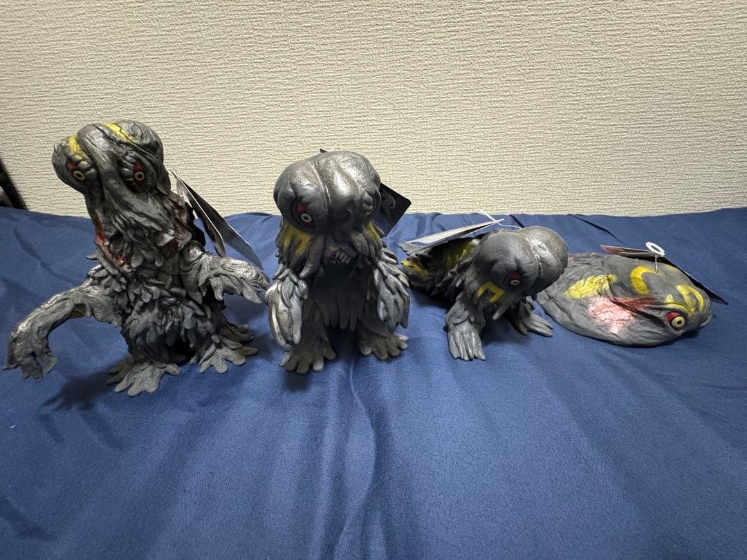 ヘドラソフビ 4種 飛行期〜生体 ゴジラストア限定