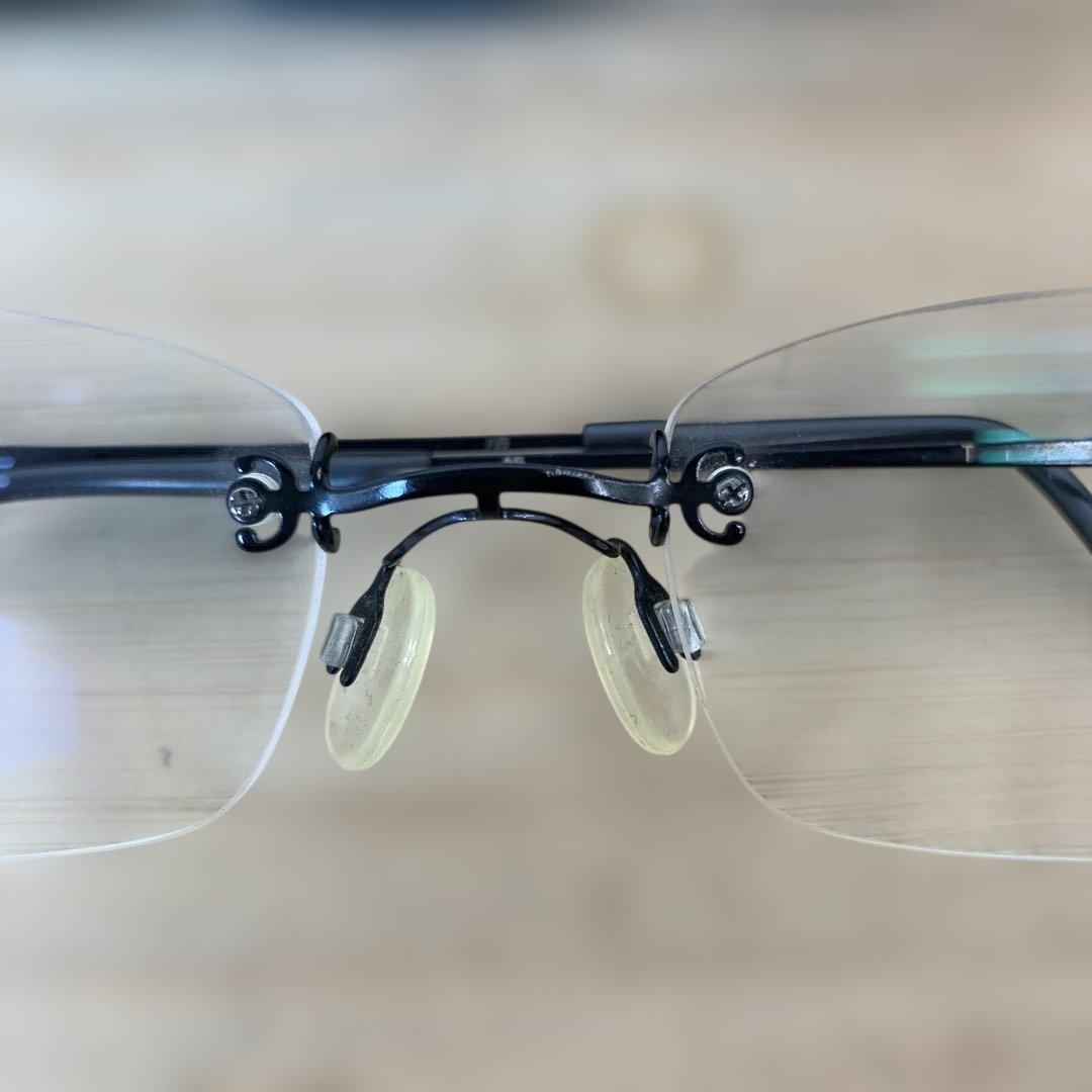 白山眼鏡店 チタニウム フレームレス A8 チタン メガネ