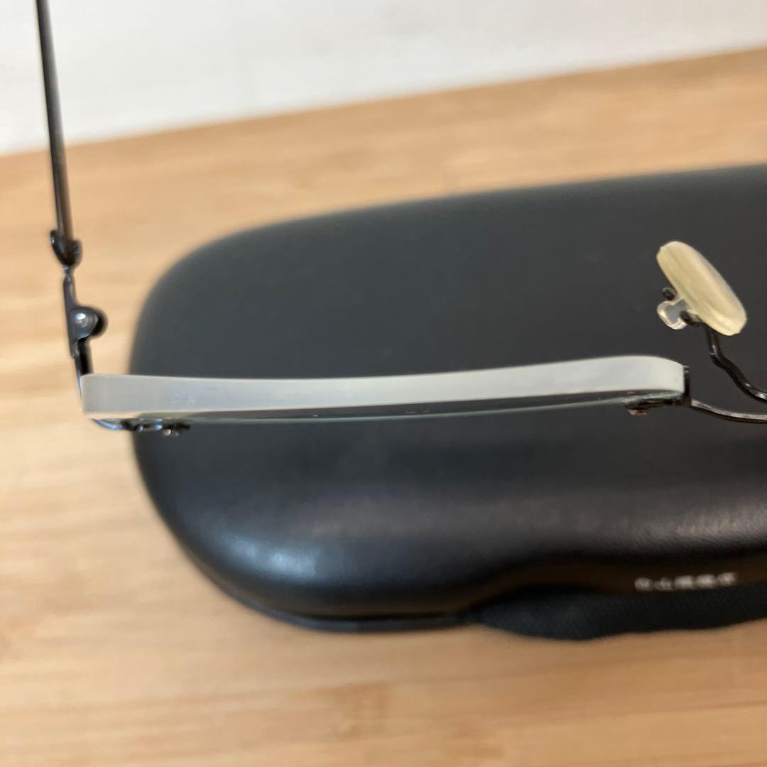 白山眼鏡店 チタニウム フレームレス A8 チタン メガネ