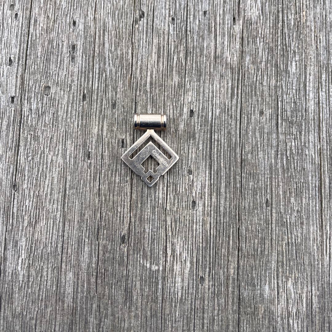 シルバー ネックレス用ペンダント 赤