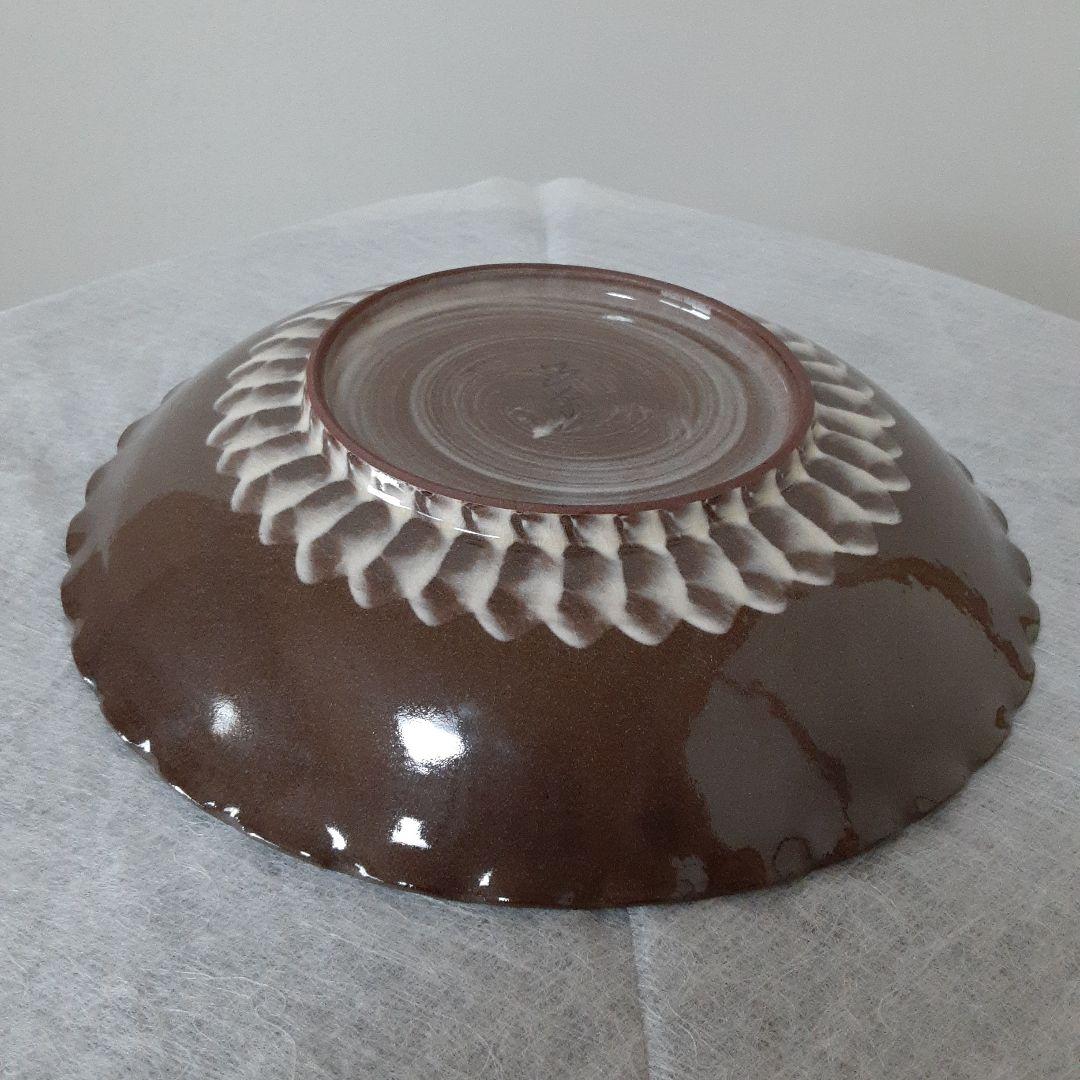 美品　臥牛窯　十三代 横石 臥牛　現川焼　白鷺文皿　絵皿