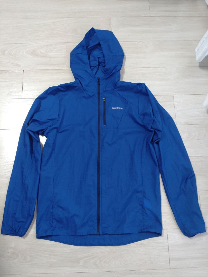 【美中古】パタゴニア　フーディニジャケット　バイキングブルー　メンズM