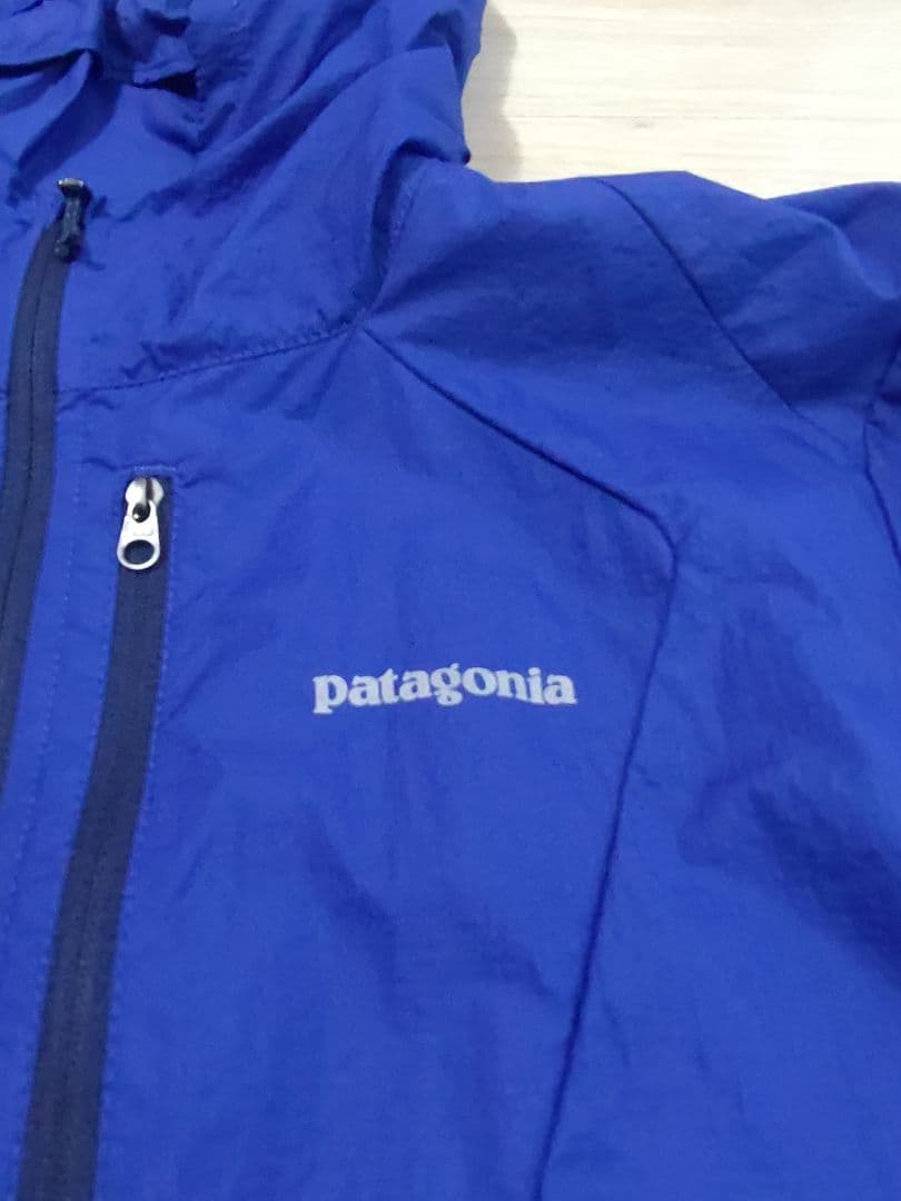【美中古】パタゴニア　フーディニジャケット　バイキングブルー　メンズM