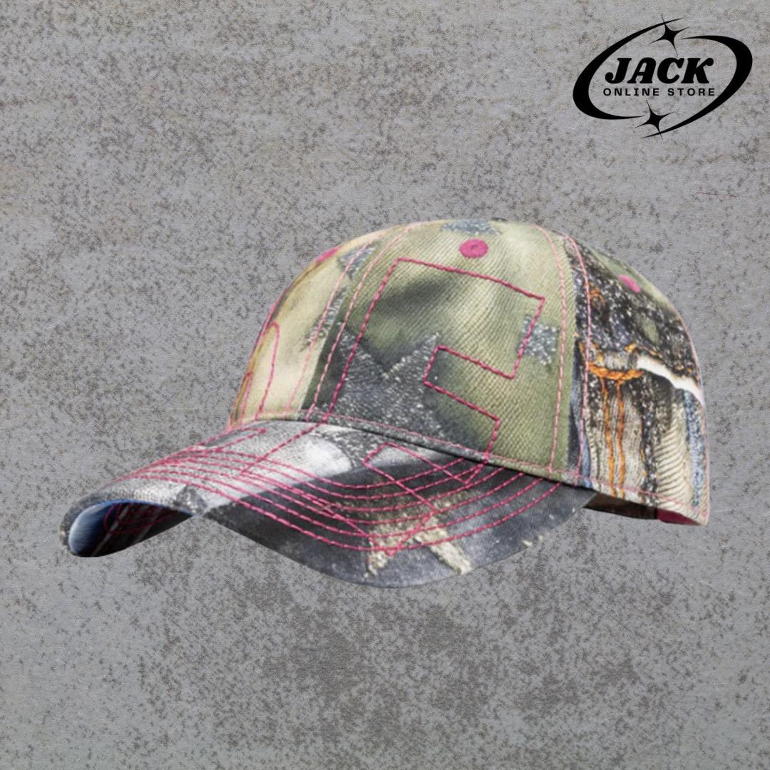 帽子 b.eautiful Vapor 6 Panel Hat Denim/Pink