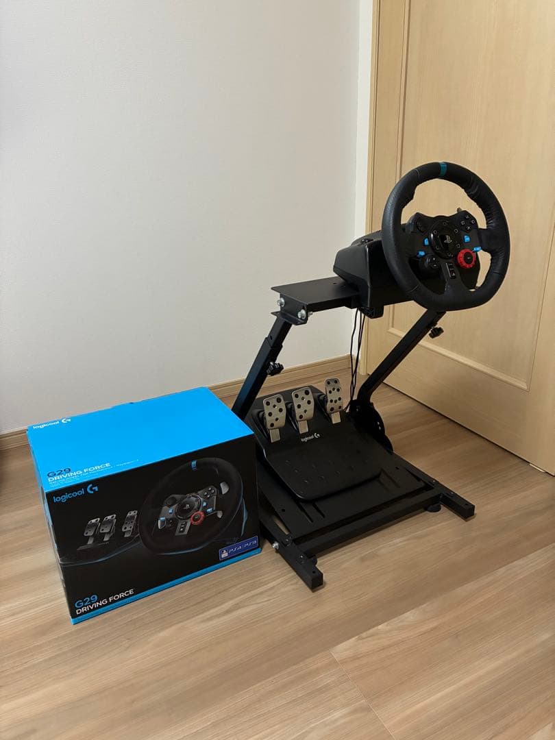 Logicool G29ハンコン、ホイールスタンド、GT7(PS4) セット