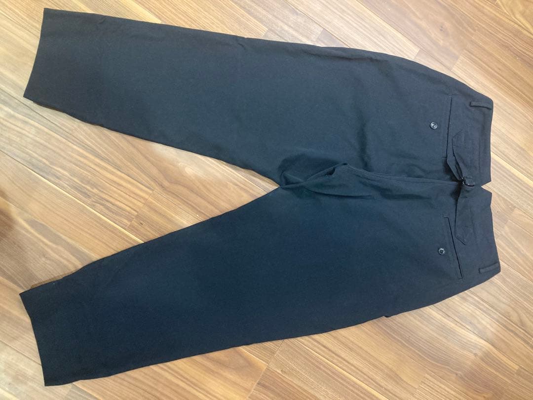 comoli 18aw ウールギャバ 2タックパンツ サイズ3