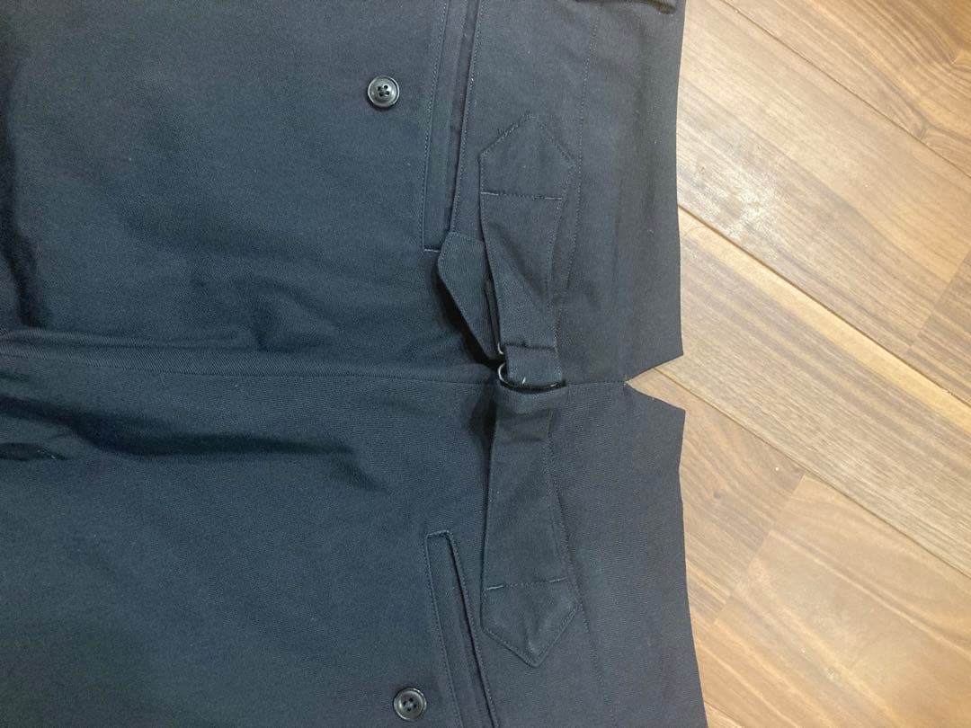 comoli 18aw ウールギャバ 2タックパンツ サイズ3