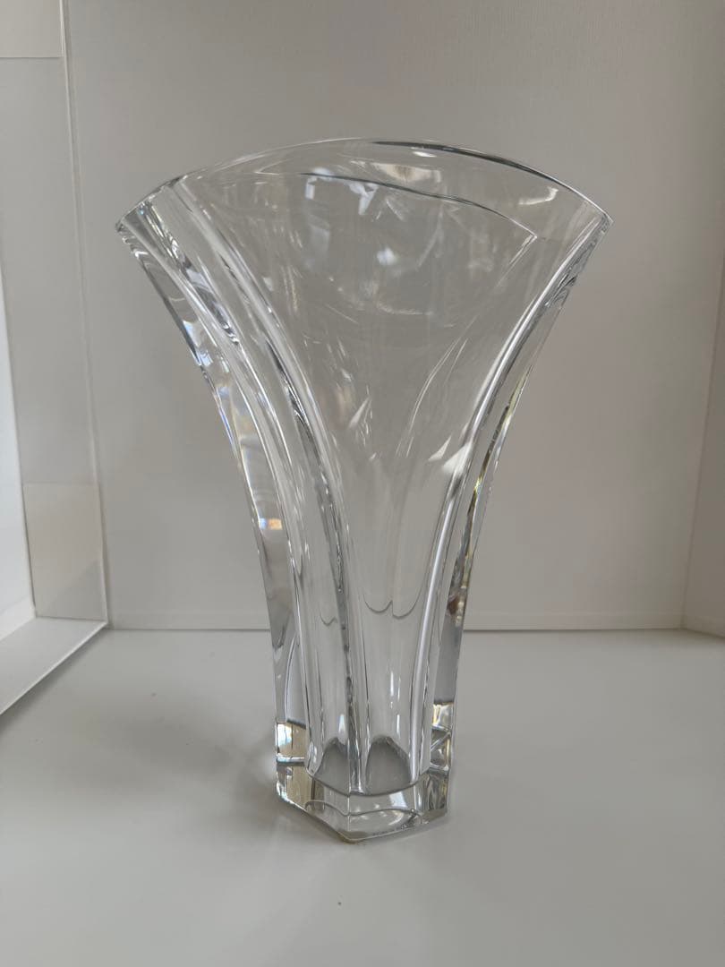 バカラ ギンコ クリスタルガラス 花瓶 大 24cm
