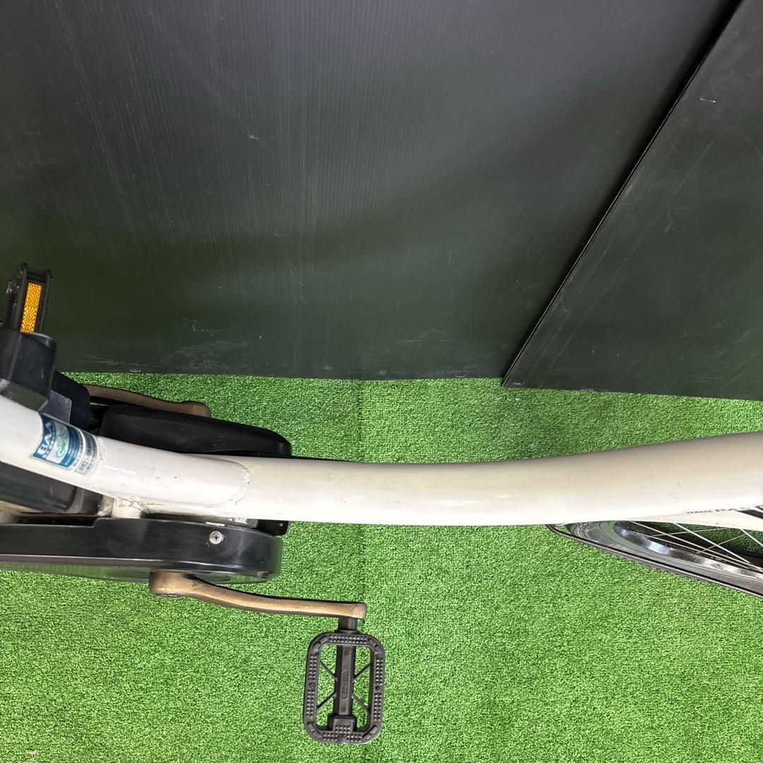電動自転車 YAMAHA PAS Babby ホワイト 3人乗り対応　3
