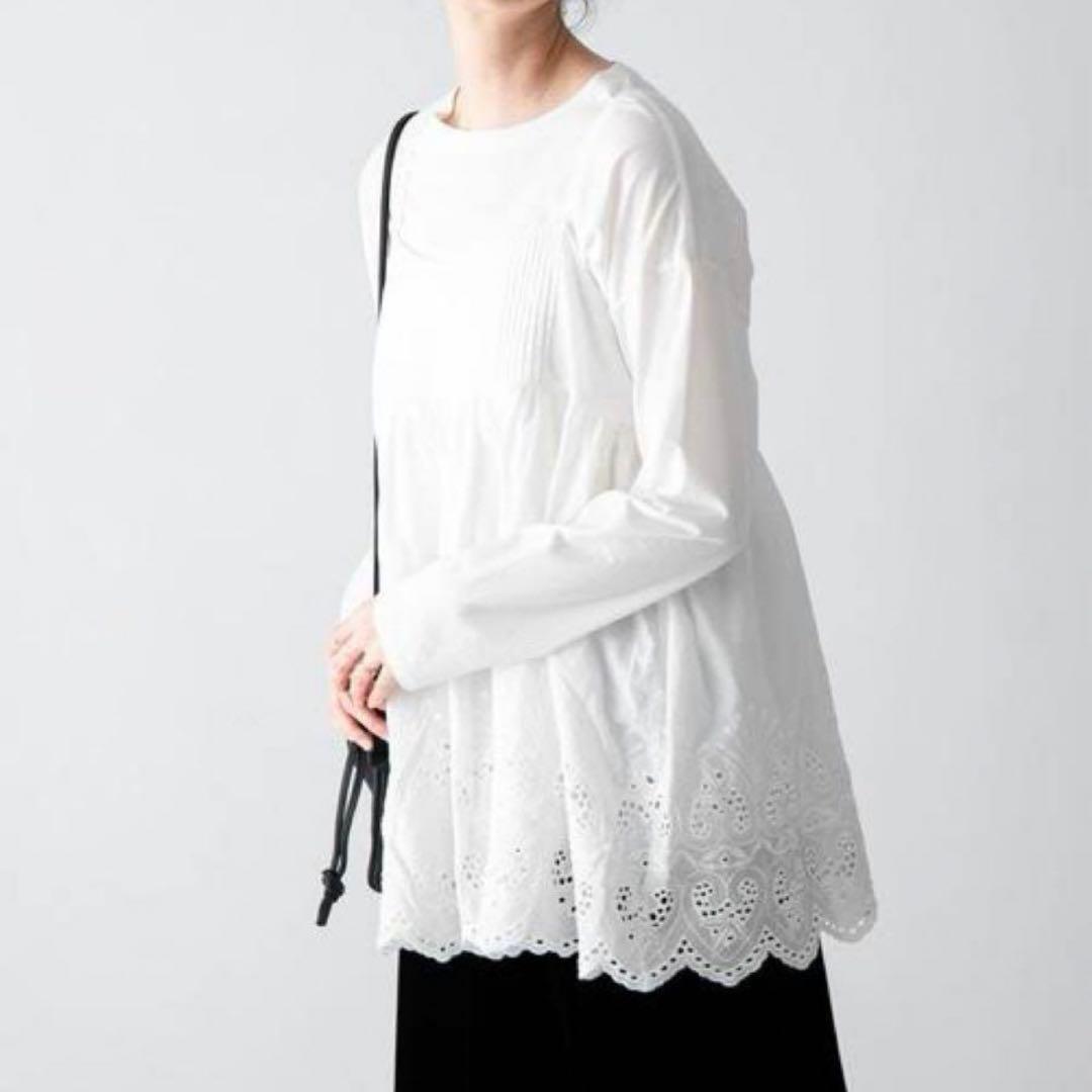 かぐれ スカラップ刺繍キャミソール