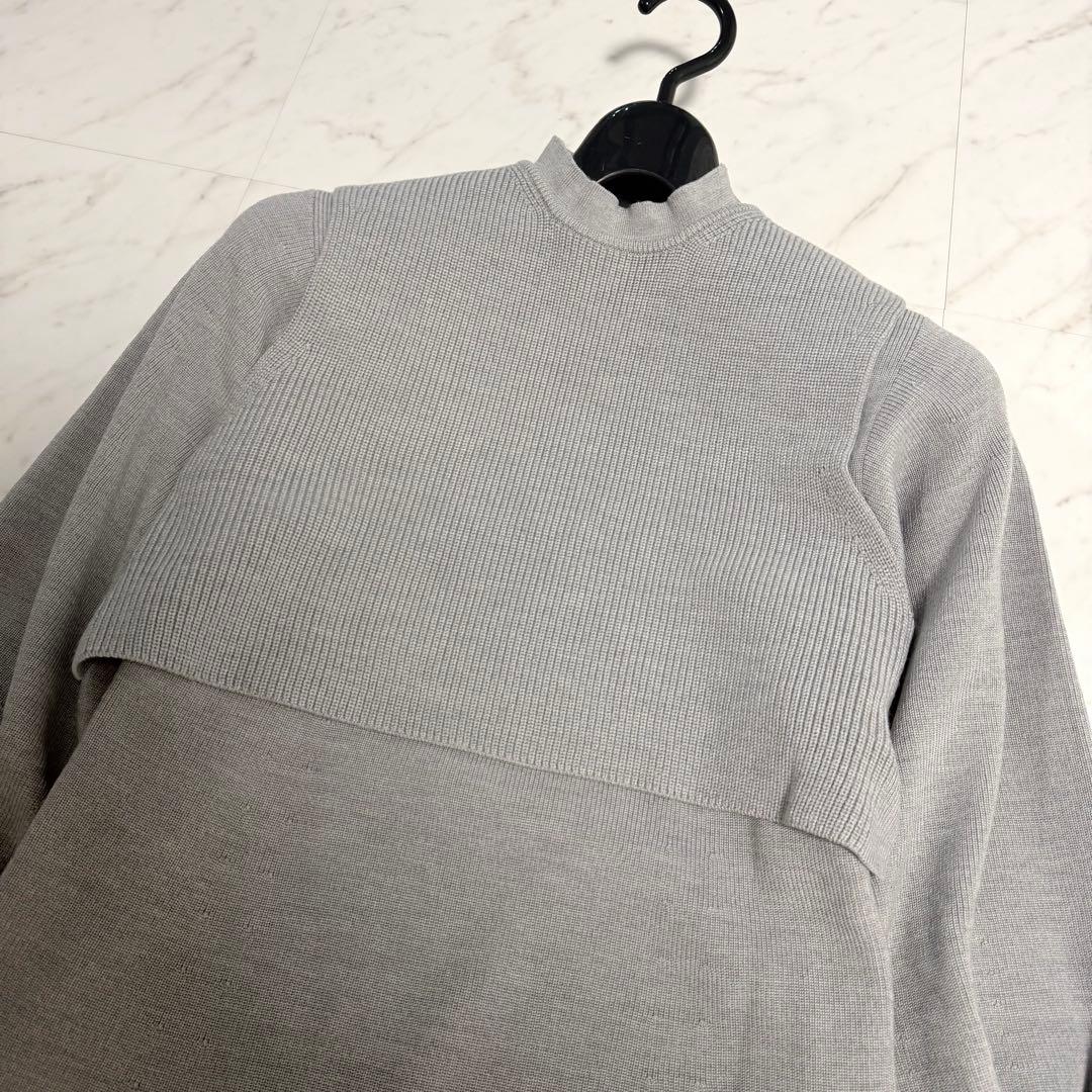 【未使用級✨️】アナイ メリノウール アンサンブル ニット ワンピース グレー M