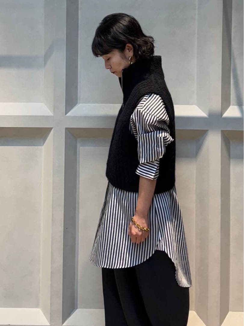 Curensology ブークレジップニットベスト