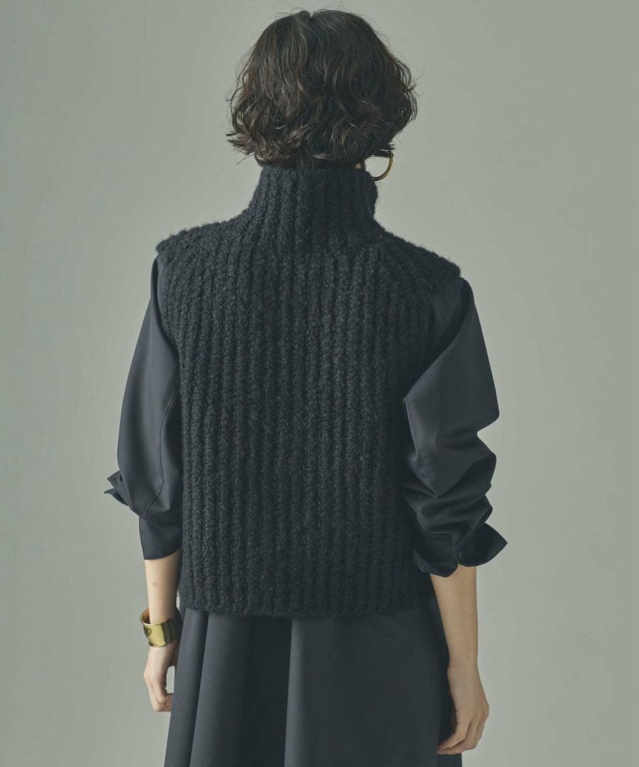 Curensology ブークレジップニットベスト