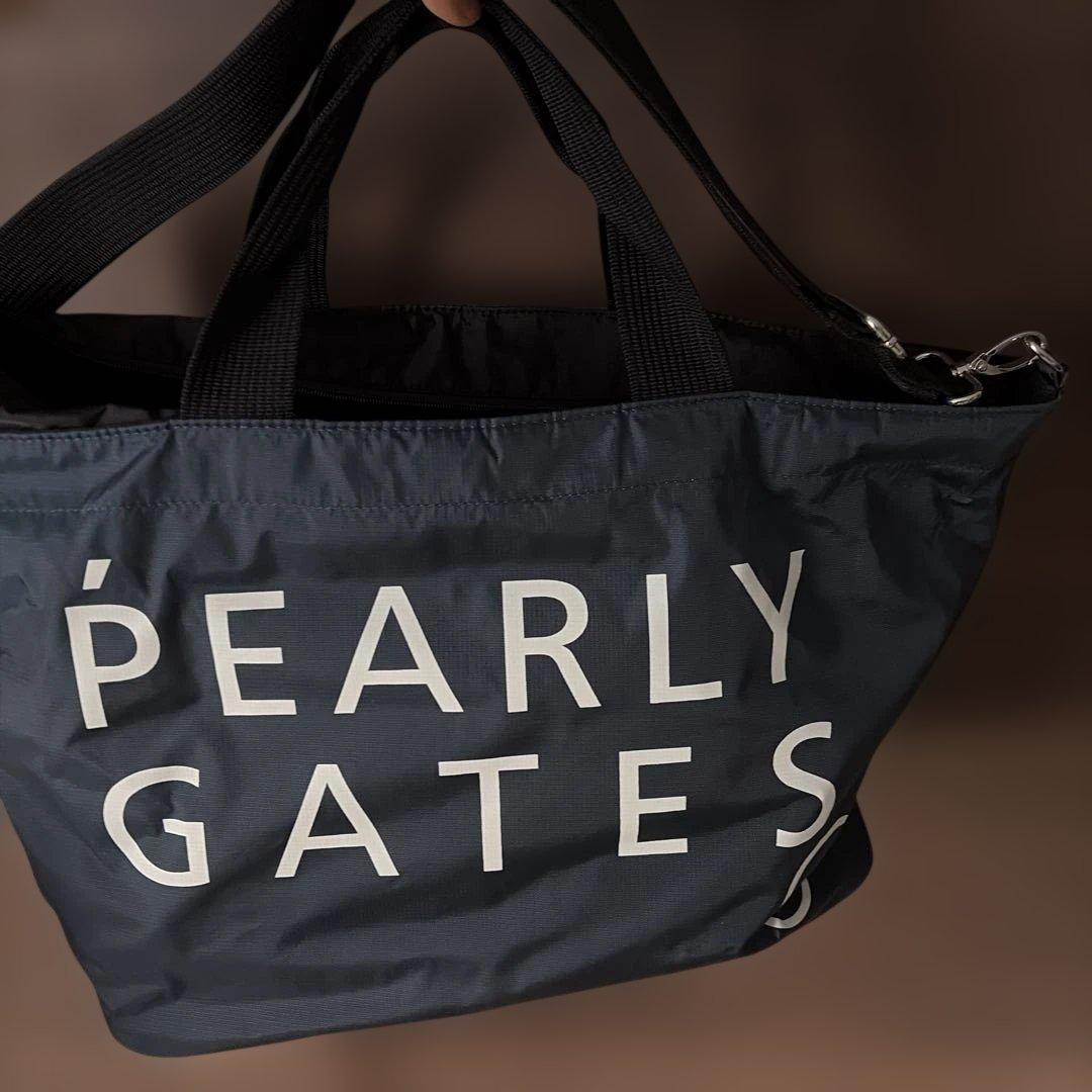PEARLY GATES ゴルフバッグ 大　ネイビー